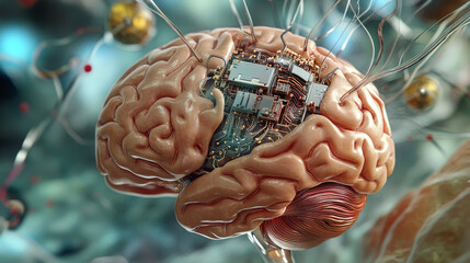 Human Brain Bioelectronic Implants Memory Enhancement