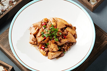 Braised Minced Pork with Winter Bamboo Shoots
