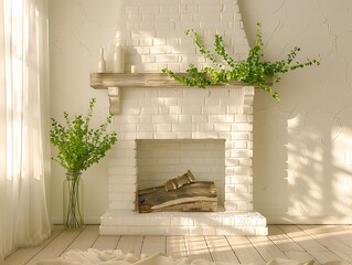 living room with a window
