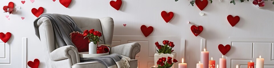 red and white background