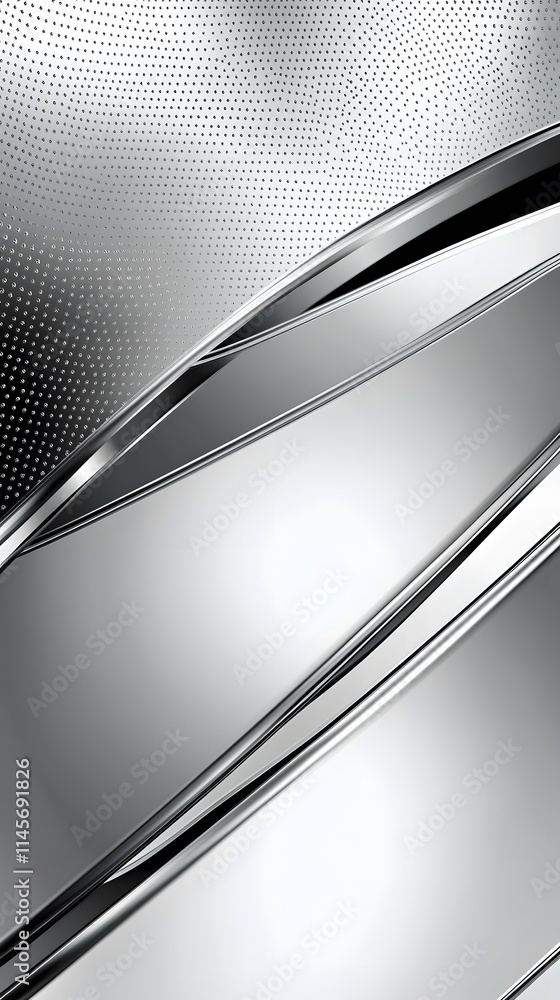 Poster grayscale metallic texture with diagonal bands