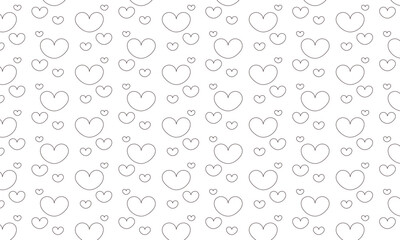 ハートの背景イラスト