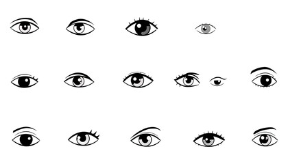 Eye Icons Set