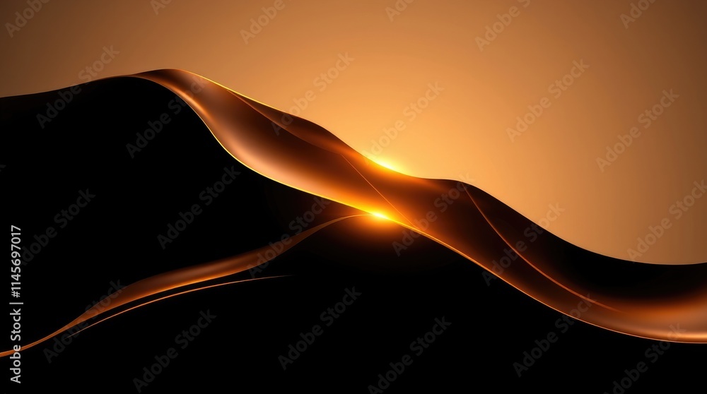 Poster soft swirls of warm chocolate tones blend seamlessly with a gradient backdrop, evoking feelings of c