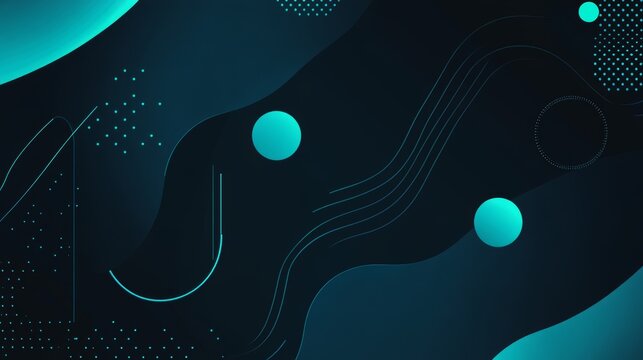 Abstract dark blue shape gradient poster set. Business marketing Modern branding strategy in abstract black gradient poster. Abstract dark blue vector poster set with business marketing concept.