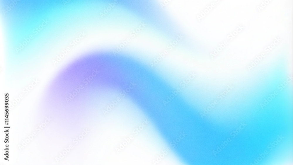 Poster Blue color gradient wave background, abstract blue grain gradation texture, blue noise texture blur abstract background. Blurred colorful gradient abstract background with modern shape element design
