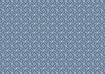 Luxury Blue Abstract Flora Simple Elegrant Shining Tile Seamless Pattern