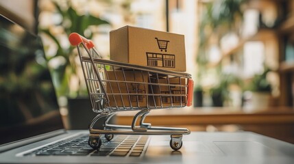 Affiliate marketing or online business model concept. affiliates and customers.Strategy Generated revenue by referring customers announce campaign and promotion to social media network.