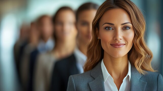A woman leads a team in a corporate setting, demonstrating leadership, teamwork, and collaboration, possibly during a hostile takeover or espionage.