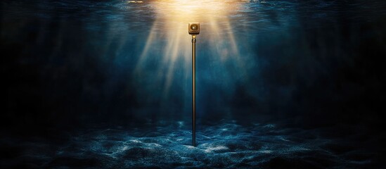 Underwater camera selfie stick for capturing vibrant aquatic adventures with action cameras in stunning aquatic environments