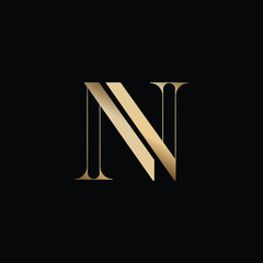 Double N Pillars Logo