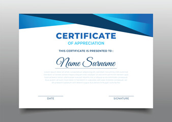 colorful modern business certificate template flyer design collection