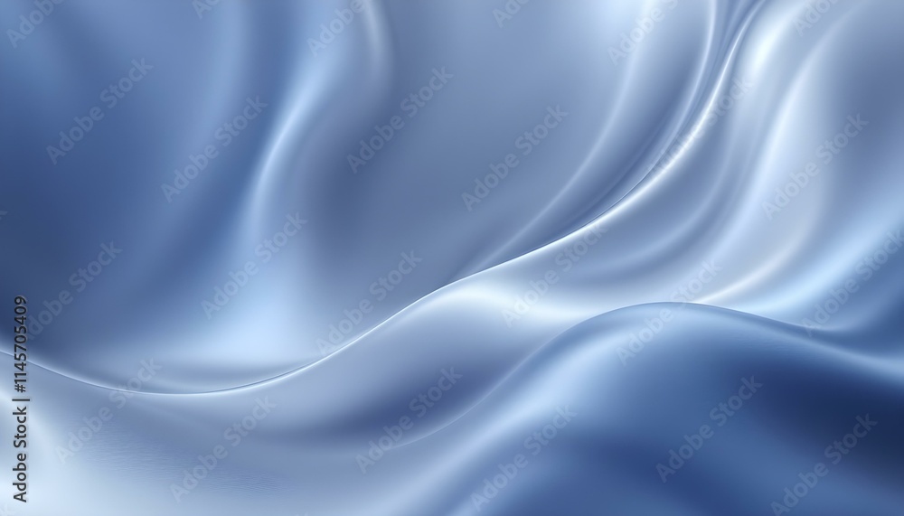 Poster blue white 3d gradient abstract curve wave wavy line background for a creative business project or d