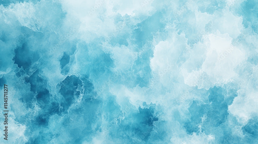 Poster blue and white abstract cloud texture background for creative projects or digital design use