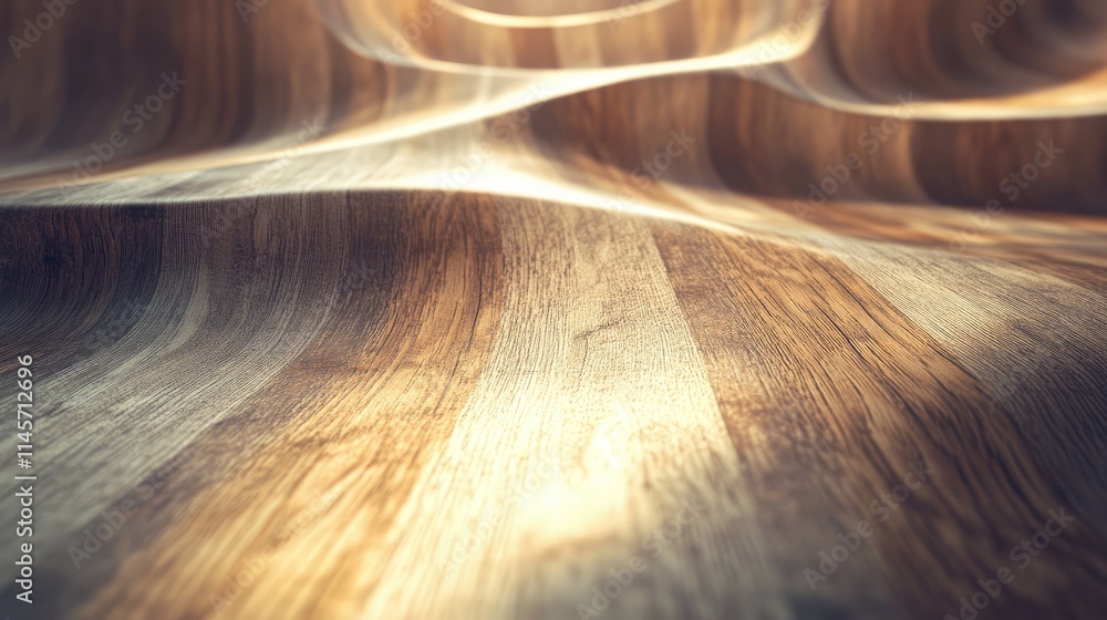Poster textured wooden surface with wavy patterns ideal for backgrounds and design projects