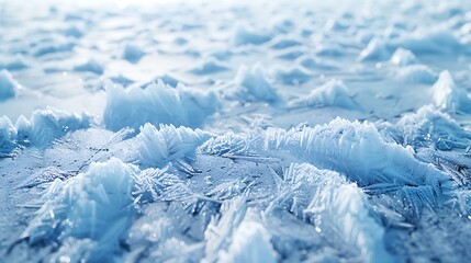 A sleek ice sheet spreading across the ground with perfect smoothness.