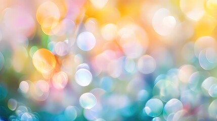 Abstract underwater bubbles with vibrant color effects creating a dreamy, blurred background ideal for creative designs and artistic projects.