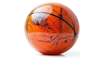 Fototapeta premium Vibrant Orange Basketball
