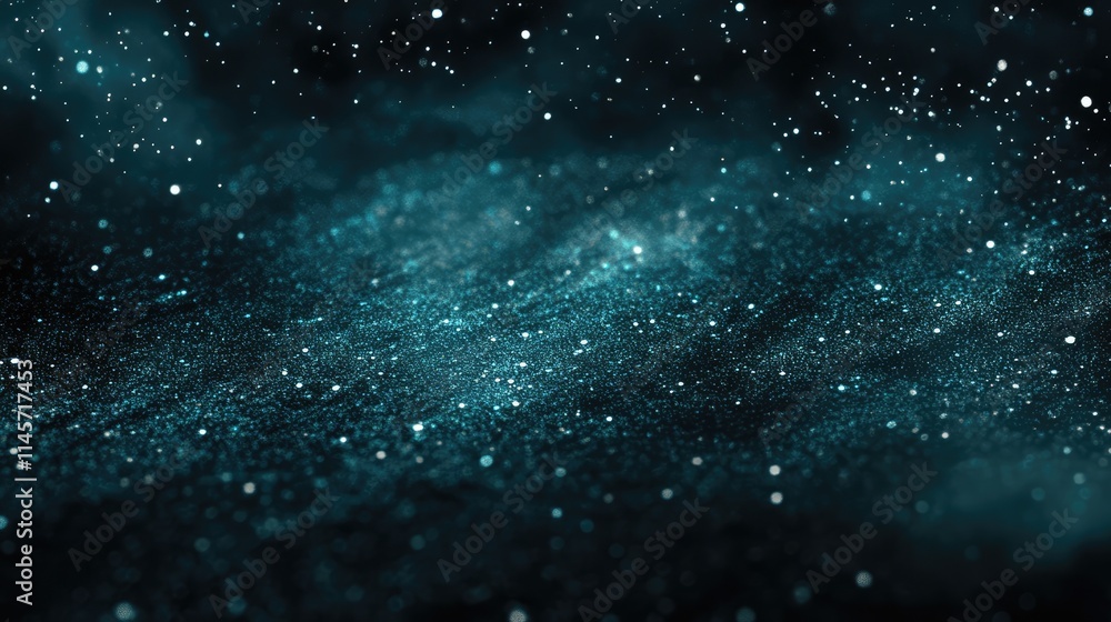 Poster elegant night bokeh background with shimmering particles creating a dreamy abstract atmosphere for v