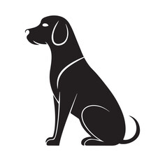 Subtle curves emphasize the dog's body structure providing a modern and organic feel.