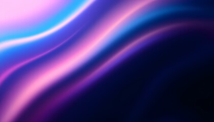 Obraz premium Dark blue abstract background with ultraviolet neon glow, blurry light lines, waves, abstract, background, dark blue, ultraviolet. Dark neon blue background. Abstract glow blurry light waves