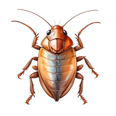  close-up photograph of a large orange beetle with big compound eyes, intricate wing carapace and long jointed antennae, hyper-detailed, cinematic lighting, hyper-detailed