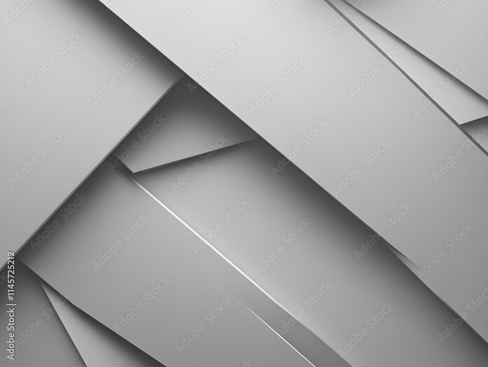 Poster overlapping gray rectangles abstract