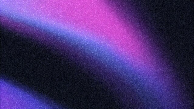 Dark purple blue black abstract grainy background, glowing vibrant color gradient shape, noise texture poster header banner cover design. Abstract blurred dark gradient background. Abstract blurred