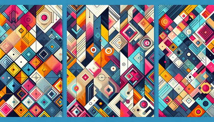 Obraz premium Abstract Shapes and Colors