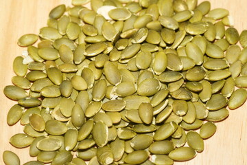 Bunch of pumpkin seeds 