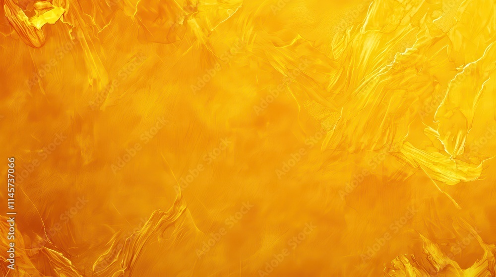 Poster bright abstract yellow background with texture and warm tones
