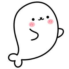 Obraz premium Bubbles the Friendly Seal