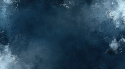 Obraz premium Abstract dark blue watercolor texture background.