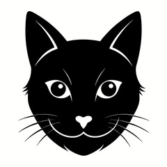 black cat head