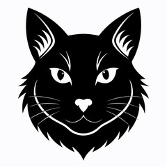 black cat head