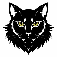 black cat head