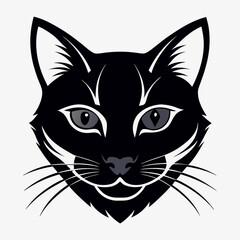 black cat head