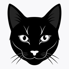 black cat head