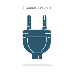 Vector symbol. Plugs icon illustration. Stock vector symbol illustration design.