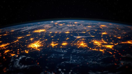 Obraz premium Cyberspace internet render represents connectivity, cloud computing, and technological advancements for online communication and innovation.