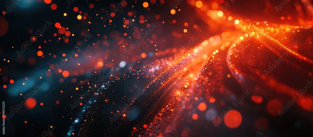 Poster abstract fireworks display illuminating the night sky with vibrant colors and sparkles creating a ca