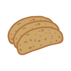 Turkey food and dessert stickers elements.