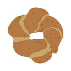 Isolate Turkey food and bakery stickers.