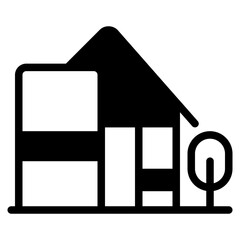 Simple Minimalist Home Icon Design