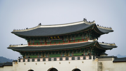 Fototapeta premium External view of Geunjeongjeon Hall at Gyeongbokgung Palace