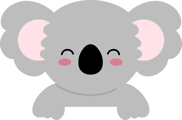 Koala Character Frame Border Nursery Element