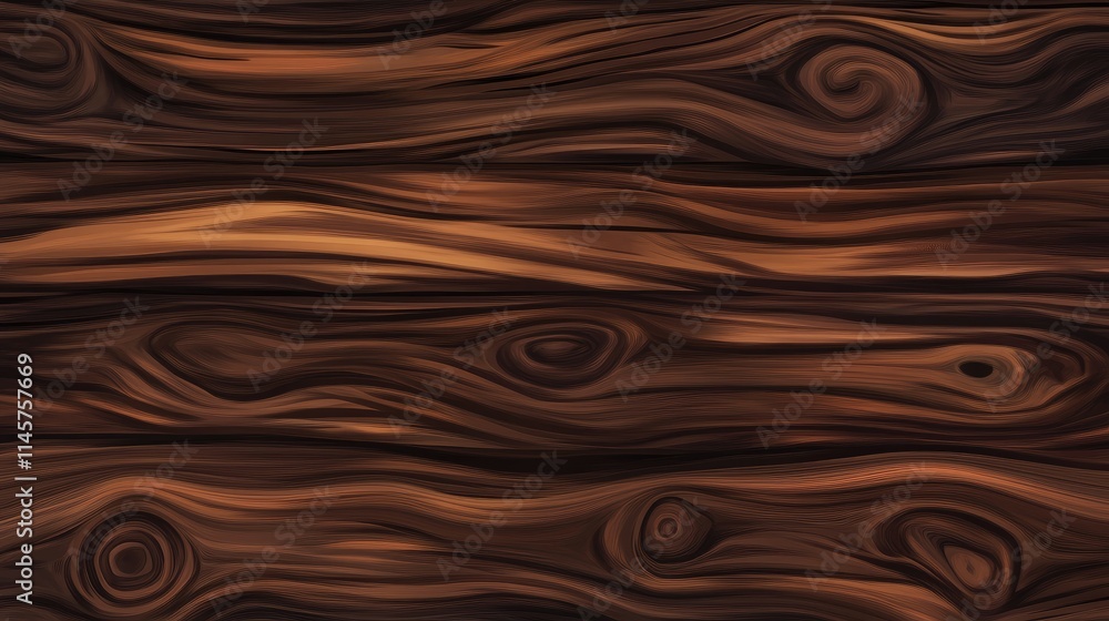Poster dark brown pine wood texture with intricate grain patterns suitable for backgrounds and design proje