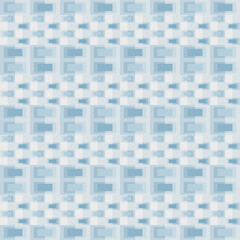 Geometric pastel blue and white seamless pattern