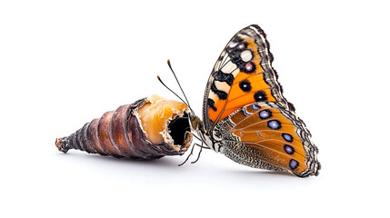 Fototapeta premium butterfly isolated on white