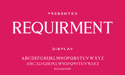 Creative font. Modern abstract digital tech font. Logo creative font, type, technology, movie, digital, music, movie. Fonts and illustration in vector format.